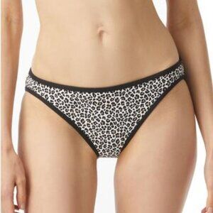 Michael Kors Leopard Printed Classic Bikini Swim Bottom